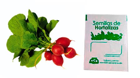 Gramo de Semilla de Rábano Var Champion