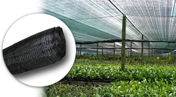 Rollo de malla sombra raschell Negra al 35% de 4.1 m