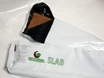 Slab de fibra de coco abierto