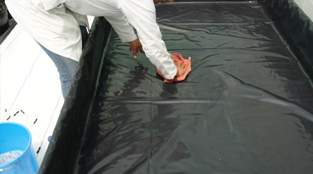 Limpieza de Contenedor Raíz Flotante