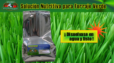 Solución nutritiva para Forraje Verde 