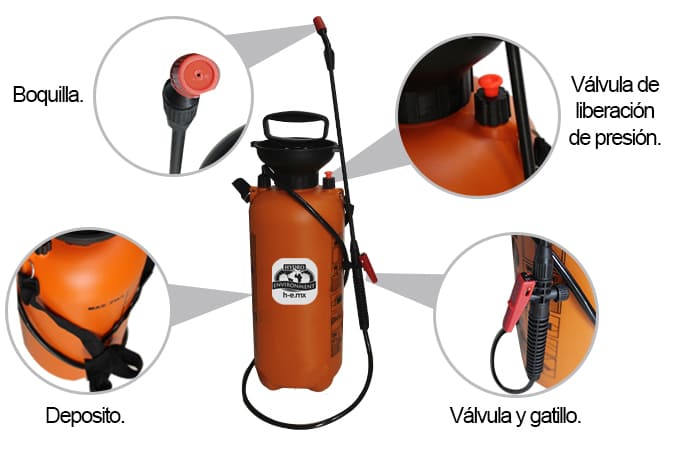 fumigador manual, rociador, atomizador, rociador, dispensador, fumigadora