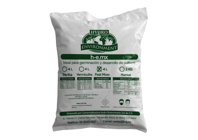Bolsa de Peat Moss 4litros hydroenvironment Sustrato para germinación de semillas Turba para enraizar esquejes Mezcla de turba negra y rubia Sustrato para plantas de ornato Peat moss para siembra Sustrato para árboles frutales Sustrato para plántulas Sustrato para cultivo de hortalizas Peat moss para horticultura Sustrato para propagación de plantas Turba fina para jardinería Peat moss en bolsa muestra embolsado en 4 litros o presentación pequeña para propagación de esquejes Sustrato para cultivo hidropónico Mezcla de turba negra para plantas peatmoss peatmos pitmos musgo peatmos para huerto o huerta