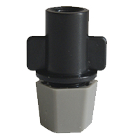 Nebulizador de una salida de color gris para riego por nebulización 
