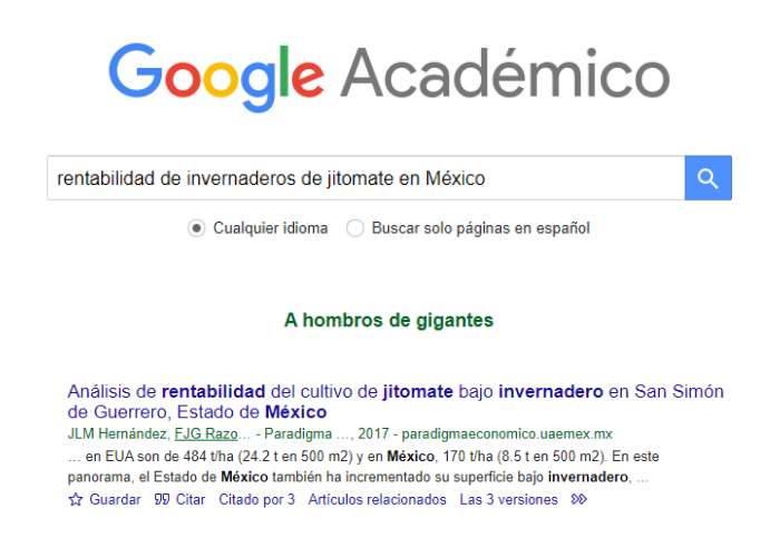 google academico