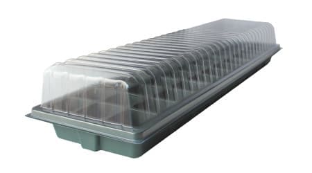Germinador con domo Semillero con tapa Semillero de 36 cavidades Charola para suculentas Germinador con tapa transparente Propagador de esquejes Domo para propagación