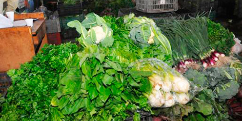 Espinaca en el Mercado