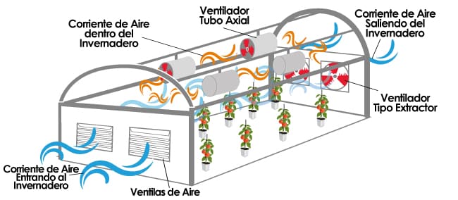 Guía: Ventilación en un invernadero