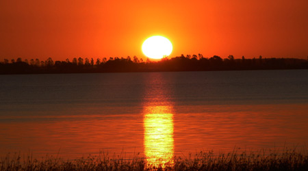 Luz Roja Atardecer
