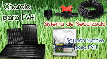 Charola Sol FVH Sistema Nebulizado