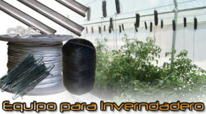 Equipo de tutoreo para invernadero