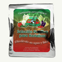 solución nutritiva para hortalizas