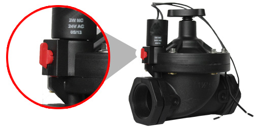 Electroválvulas de riego con control de flujo 