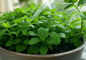 cultivo de hierbabuena cantidad de agua requerida
