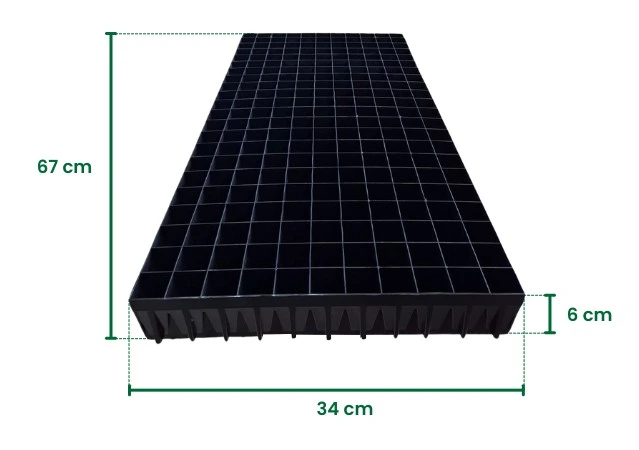 charolas 242 cav medidas negra 